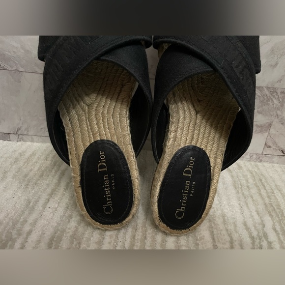 EUC Christian Dior Espadrilles Sandals - Picture 8 of 15